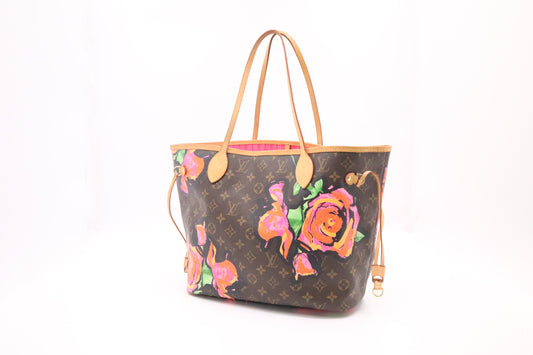 Louis Vuitton x Stephen Spro Neverfull MM Monogram Canvas Tote Bag Canvas 1