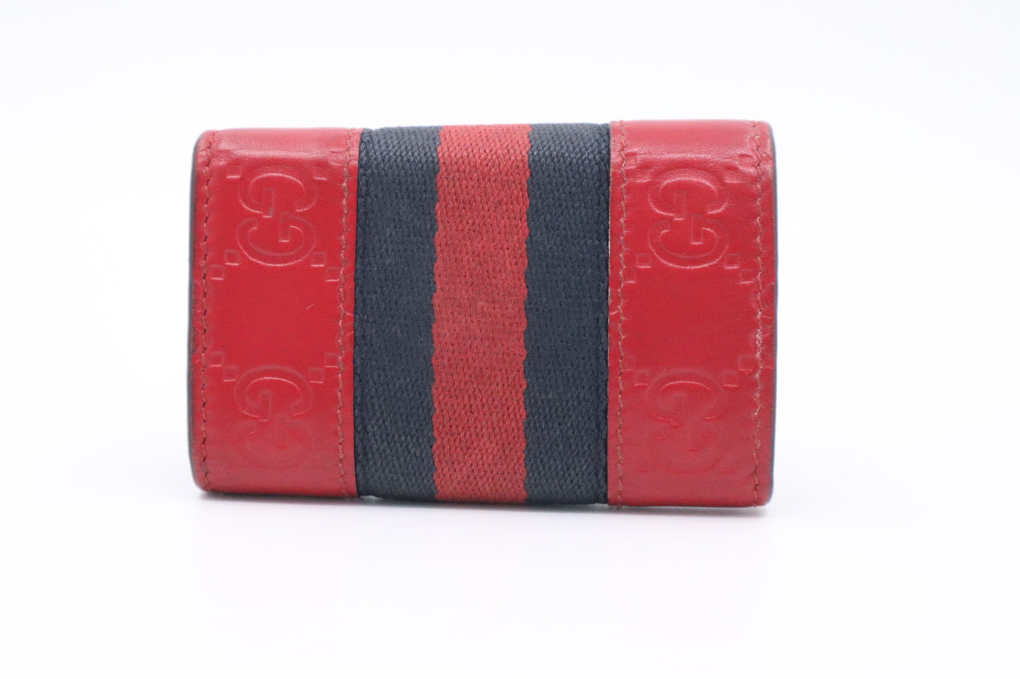 Gucci Key Guccissima Leather Red Handbag