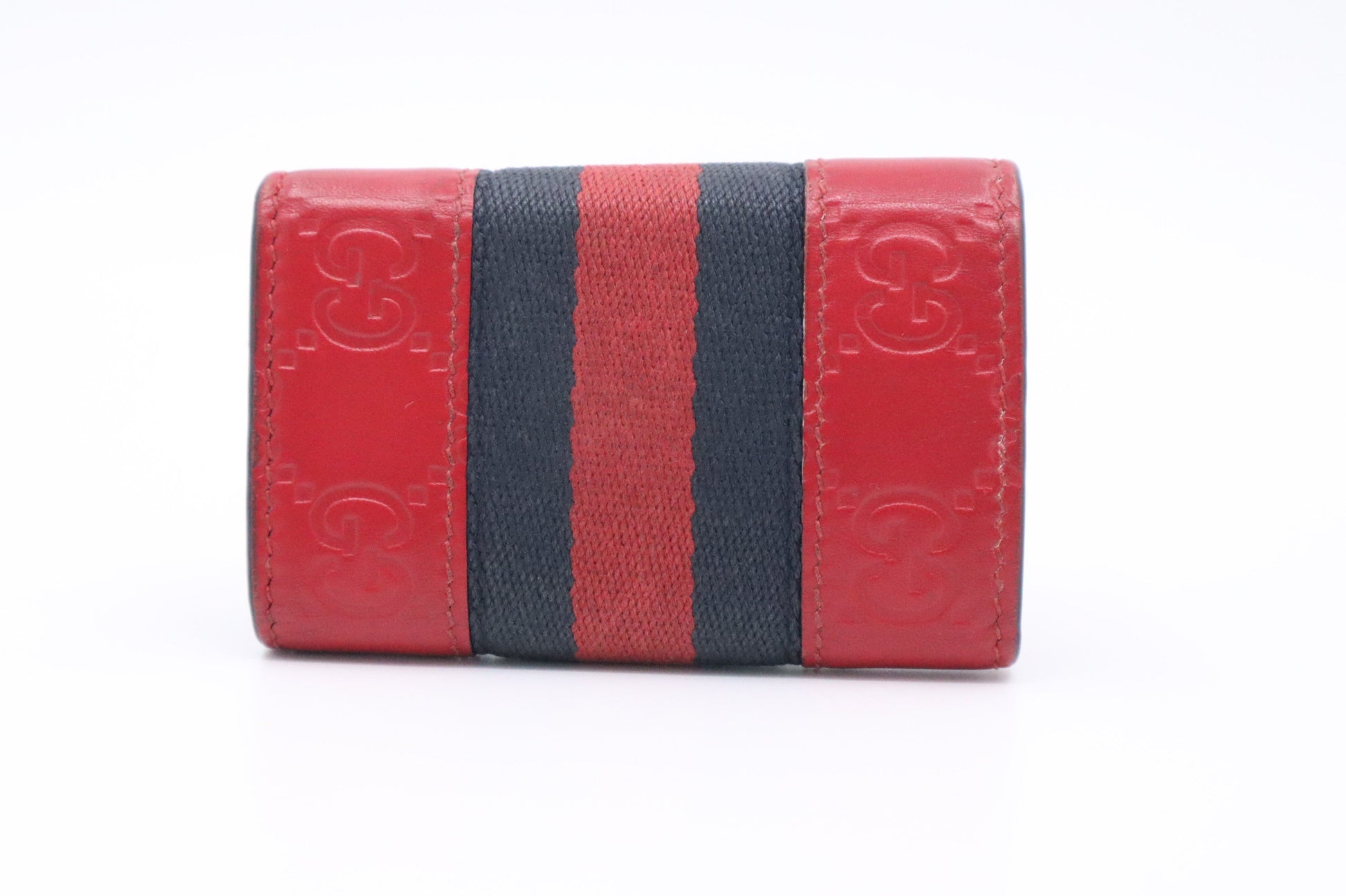 Gucci Key Guccissima Leather Red Handbag