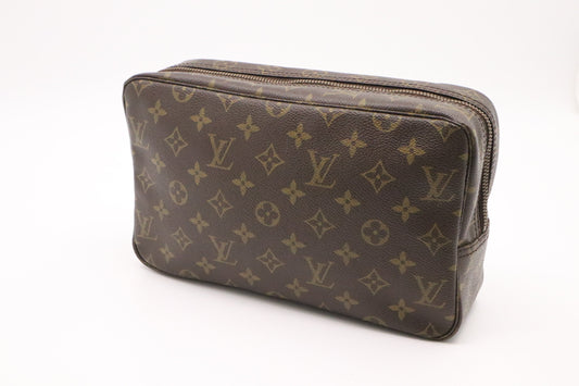 Louis Vuitton Trousse 28 Monogram Canvas Handbag Monogram Canvas