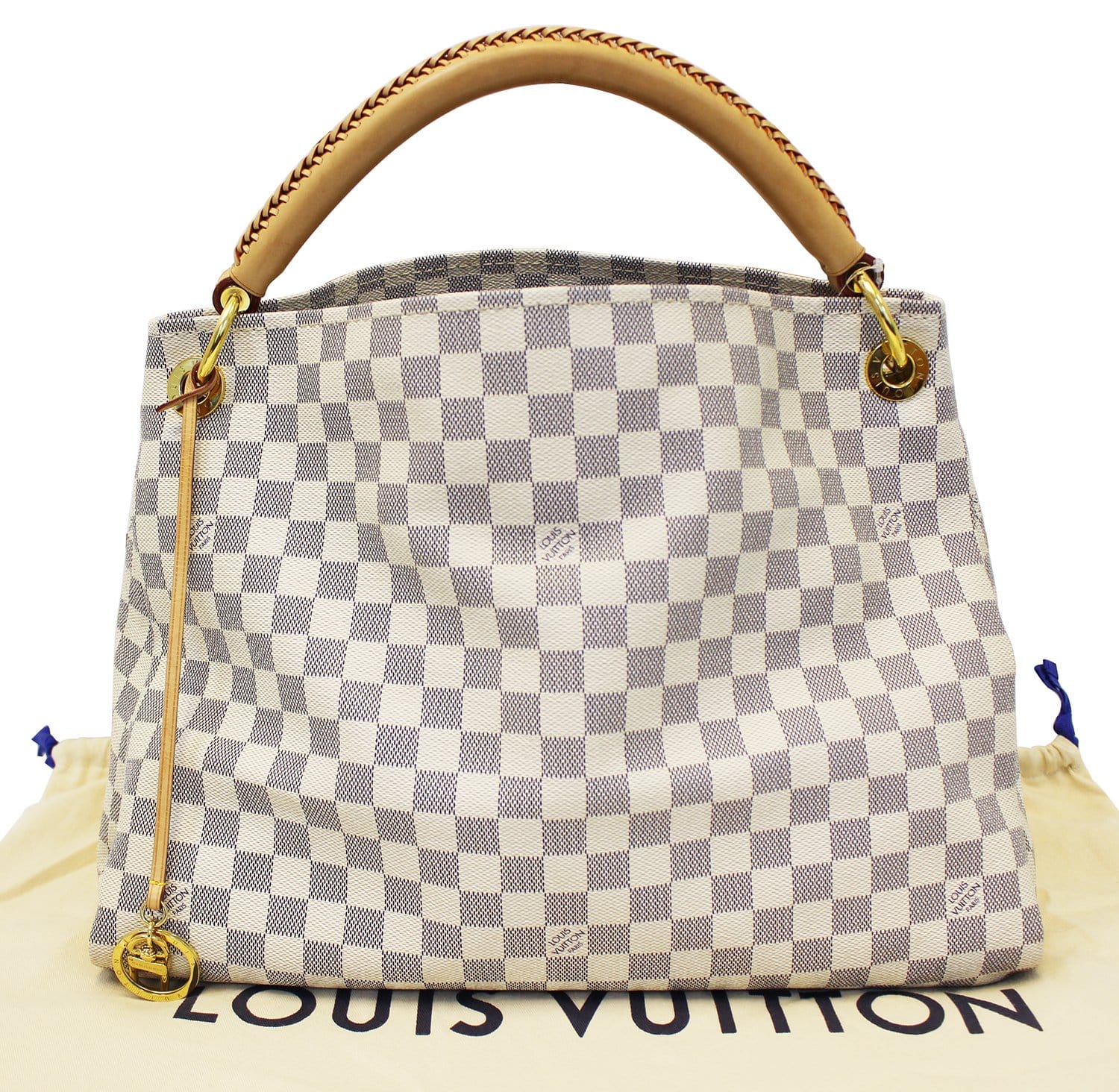 Louis Artsy Mm Damier Azur Shoulder Handbag Shoulder Bag