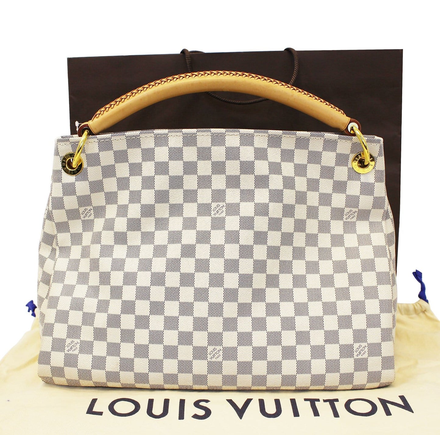 Louis Artsy Mm Damier Azur Shoulder Handbag Shoulder Bag