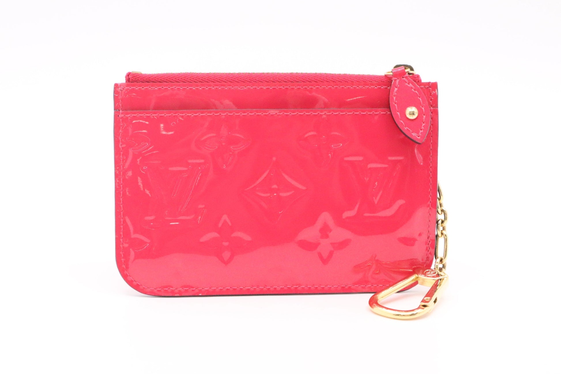 Louis Vuitton Cles NM Rose Pop Vernis Leather Handbag