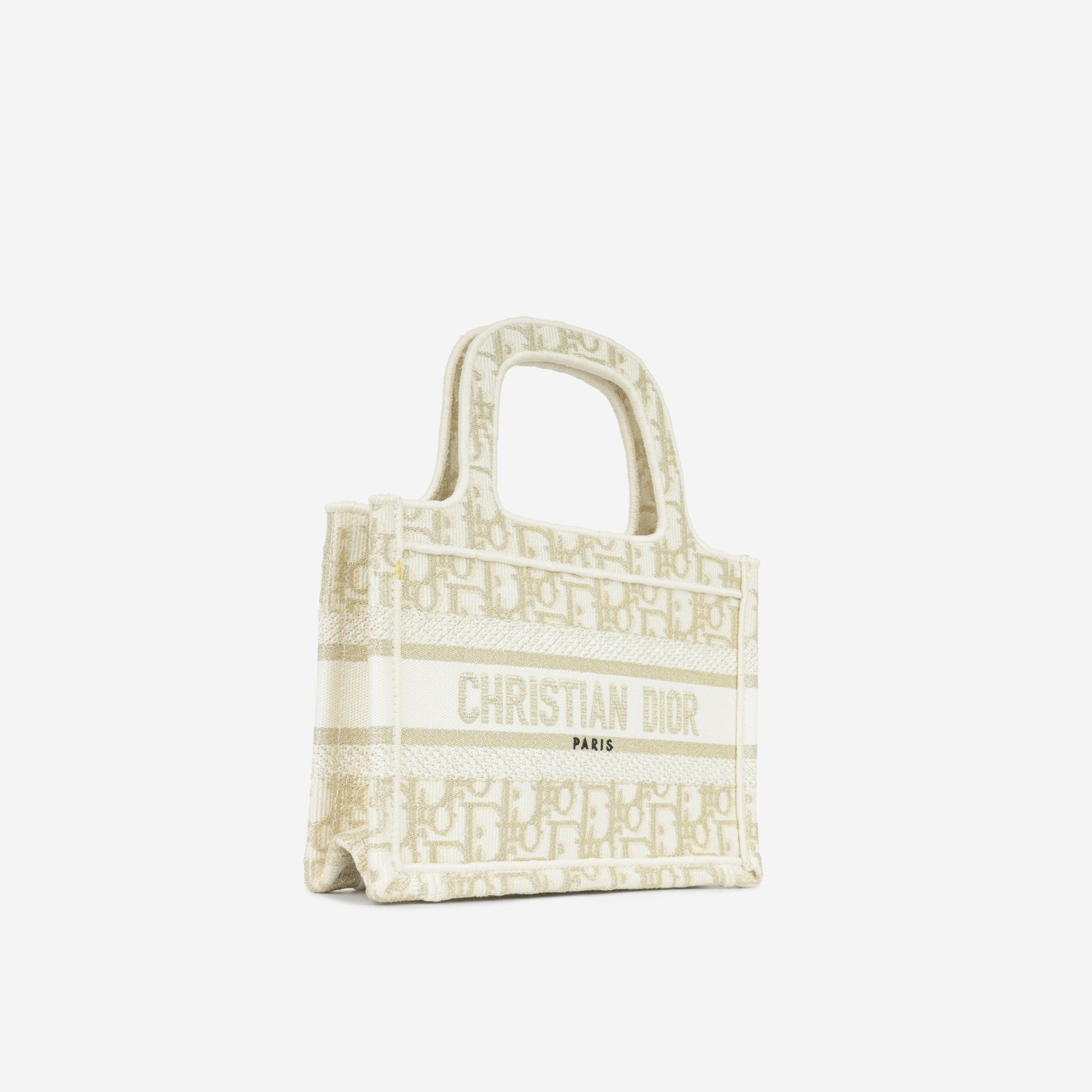 Dior Christian Book Tote Mini Tote Bag Oblique Embroidery 2021