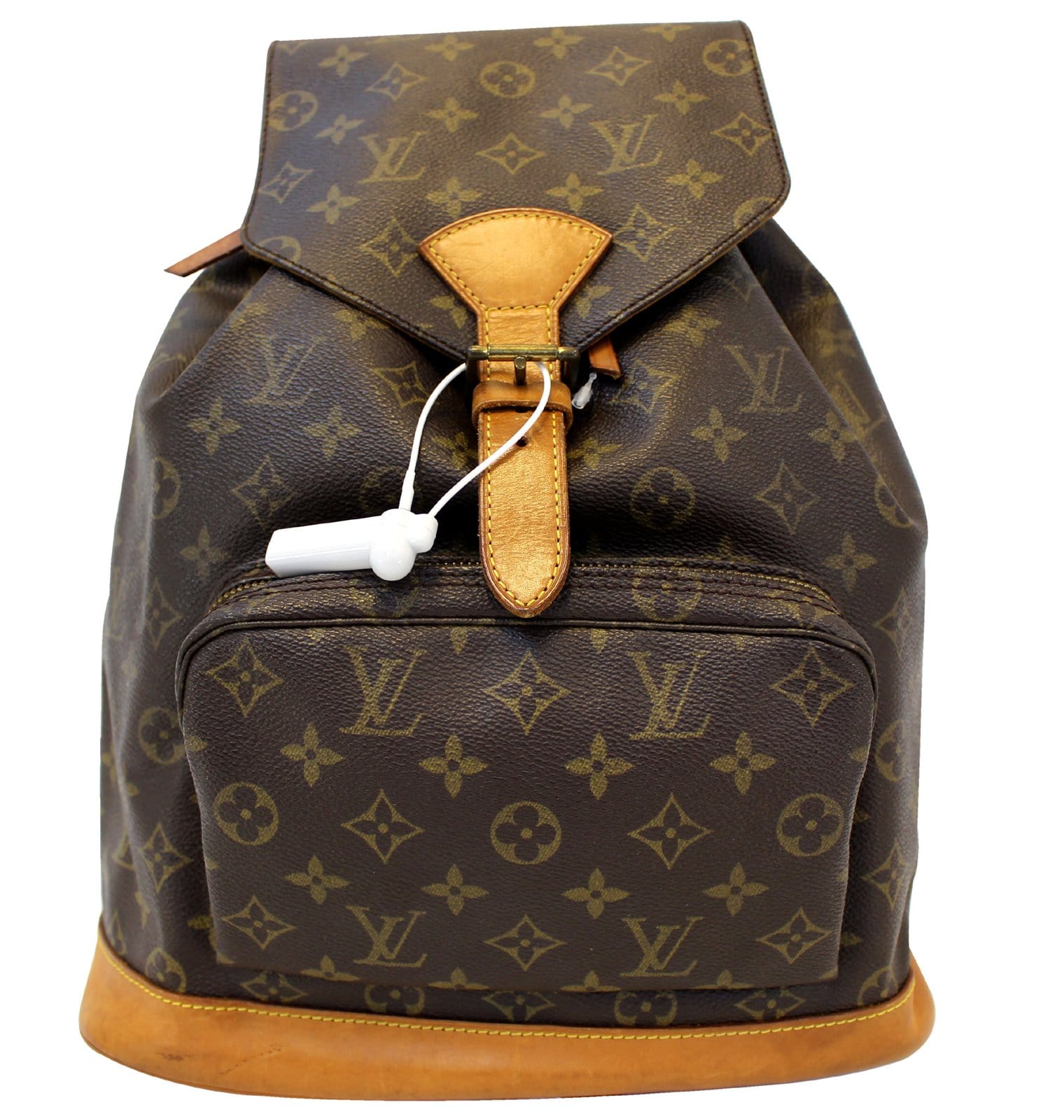 Louis Backpack Bag Montsouris Gm Canvas Monogram