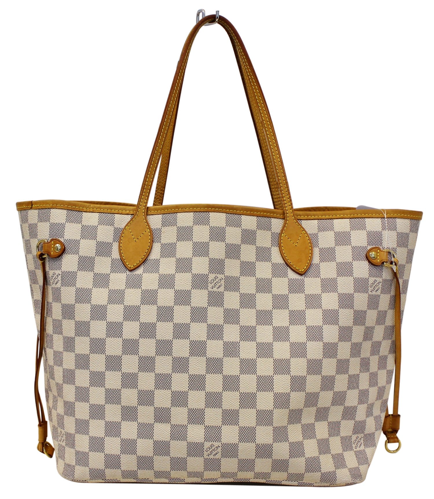 Louis Damier Azur Neverfull Mm Tote Shoulder Shoulder Bag