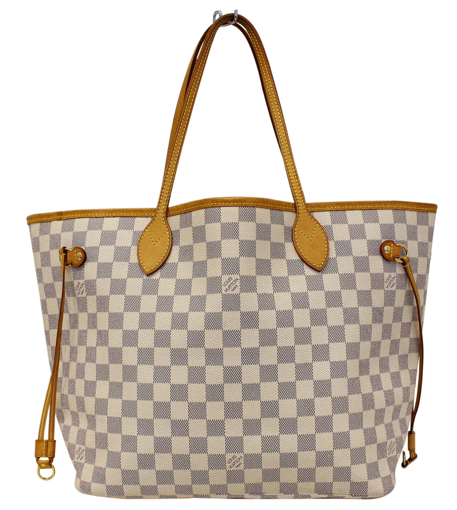 Louis Damier Azur Neverfull Mm Tote Shoulder Shoulder Bag