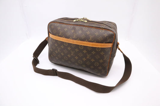 Louis Vuitton Reporter Monogram GM Canvas Handbag Monogram Canvas