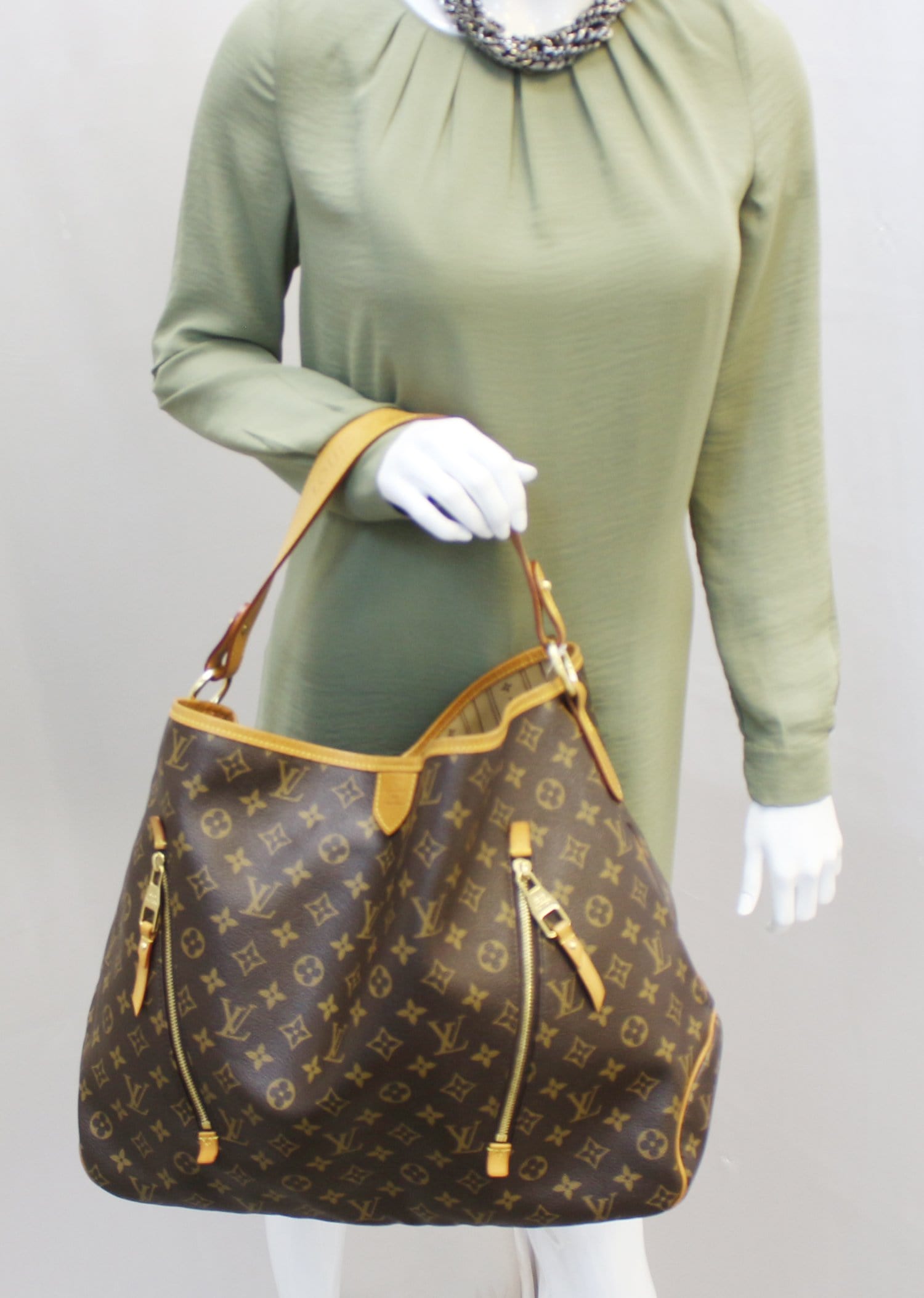 Louis Delightful Gm Shoulder Bag Canvas Monogram