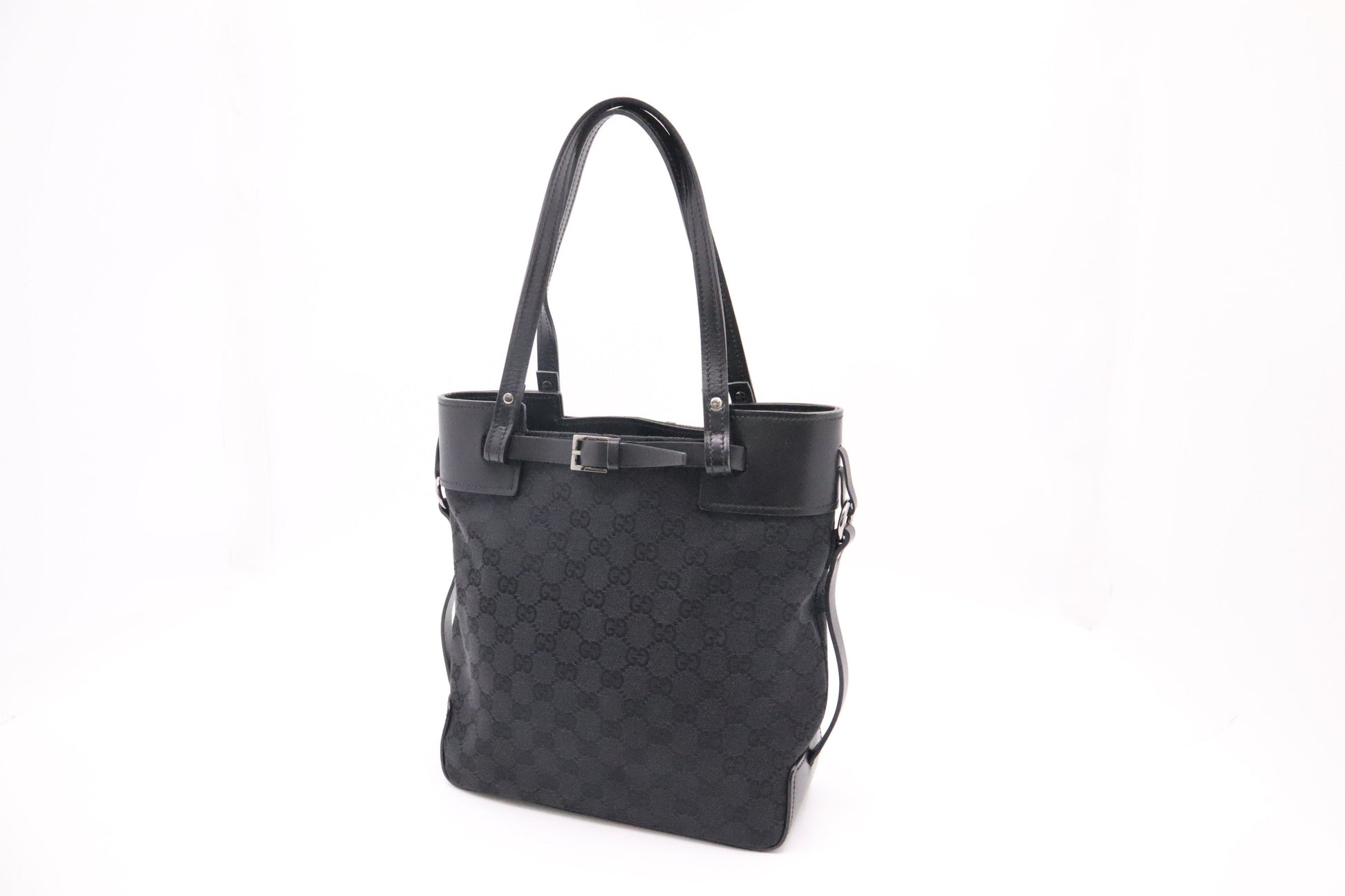 Gucci GG Canvas Black Handbag Gg Canvas