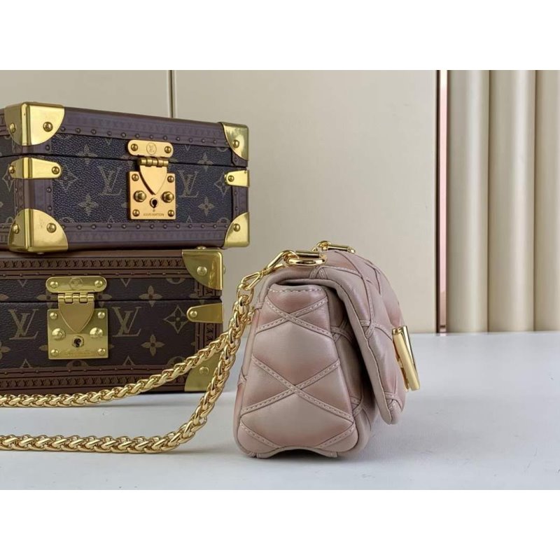 Louis Vuitton Mm Malletage Hand Bag Leather Travel Bag Bag Bg00008