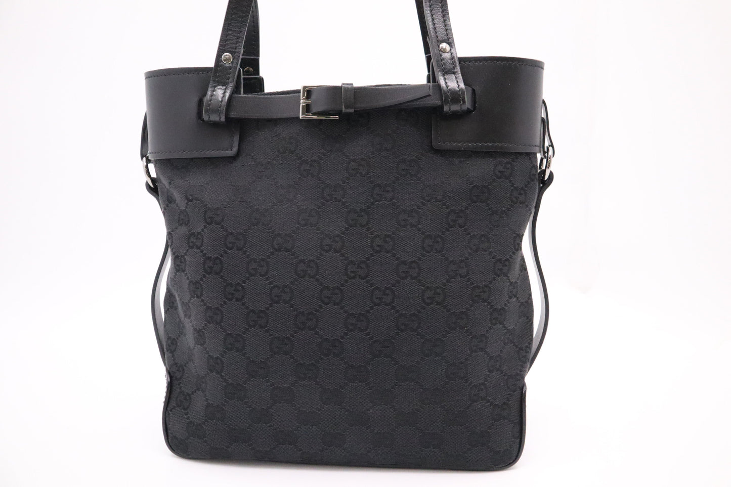 Gucci GG Canvas Black Handbag Gg Canvas