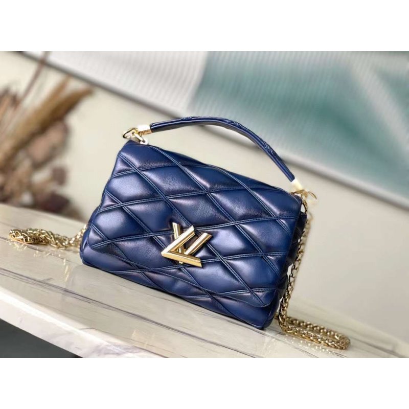 Louis Vuitton Mm Malletage Hand Bag Leather Travel Bag Bag Bg00003