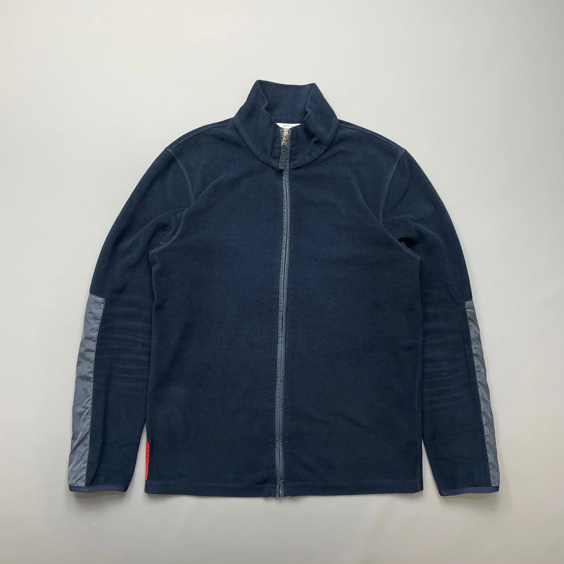 Prada Handbag Sport Lightweight Fleece Jacket Nylon Navy