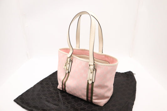 Gucci GG Canvas Pink Small Tote Bag