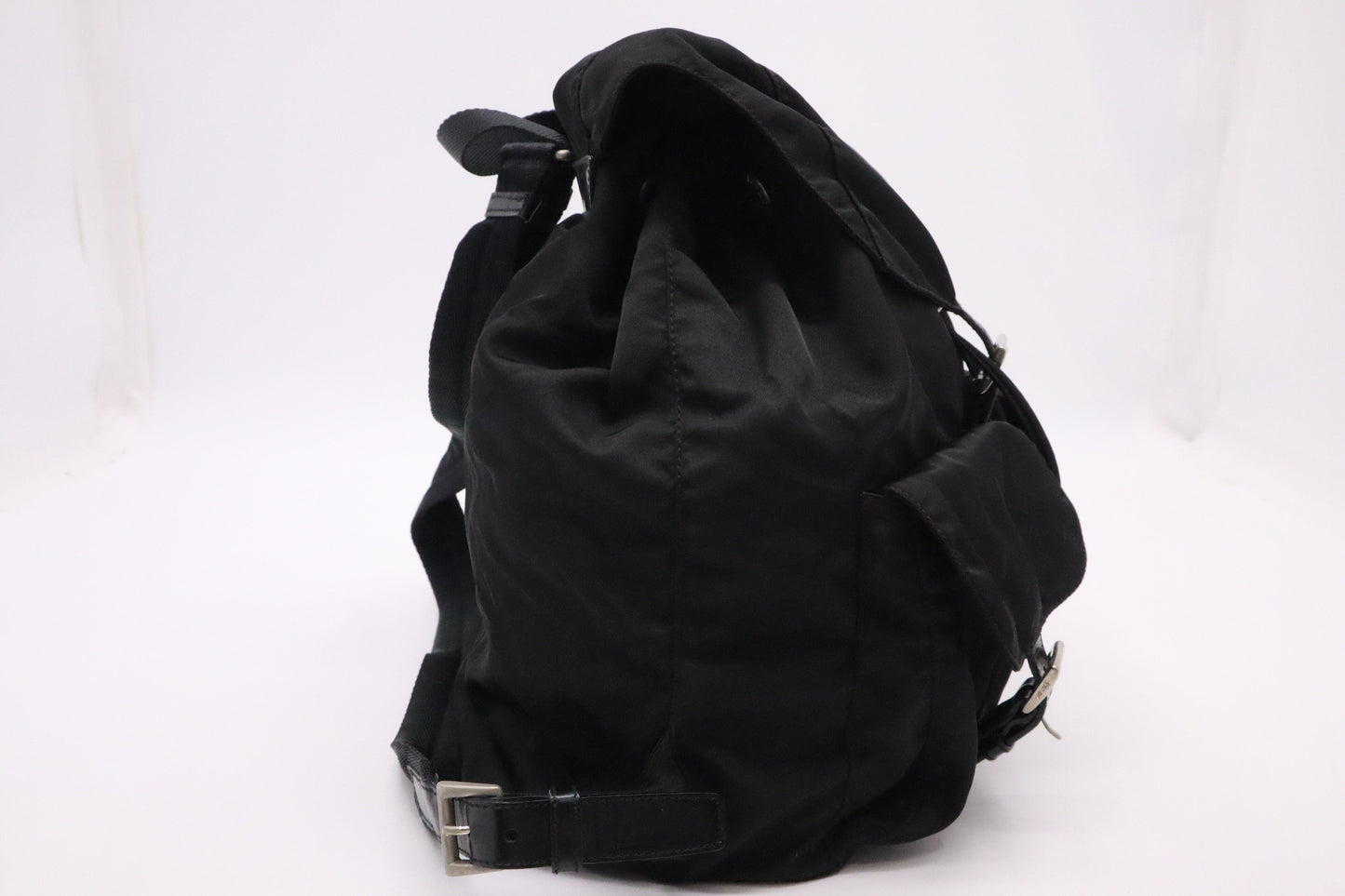 Prada Backpack In Handbag Nylon Black