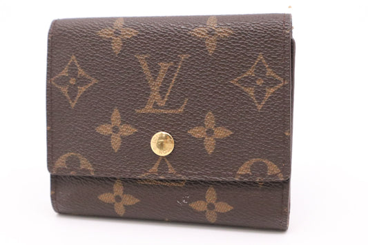 Louis Vuitton Trifold Monogram Canvas Wallet Case