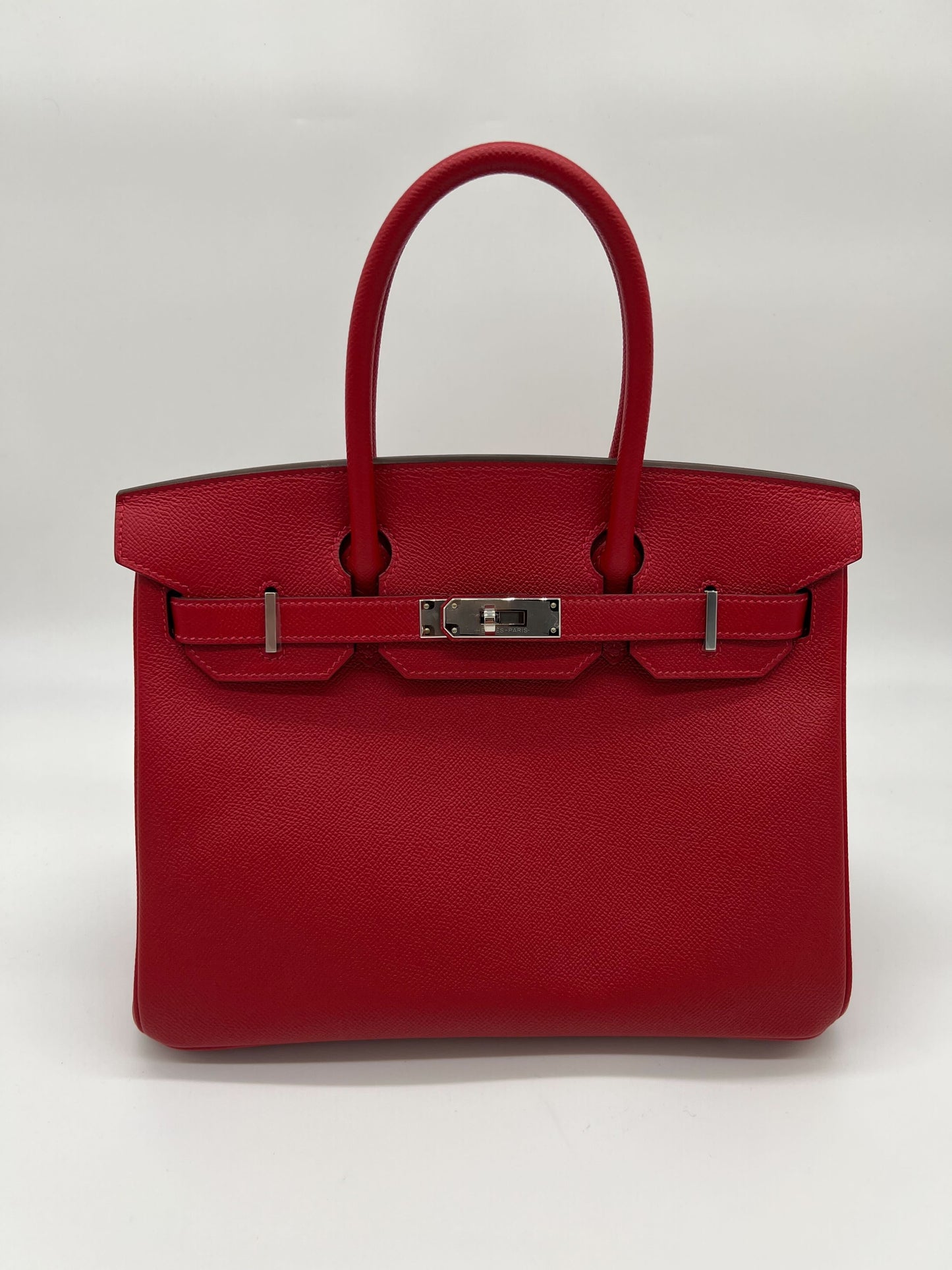 Gucci Hermes Birkin Rouge Cas Ue Epsom Palladium Travel Bag