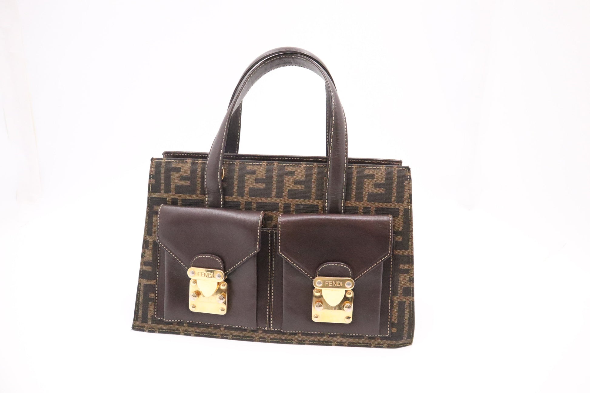 Fendi Handbag In Zucca Canvas Travel Bag Zucca Canvas 4