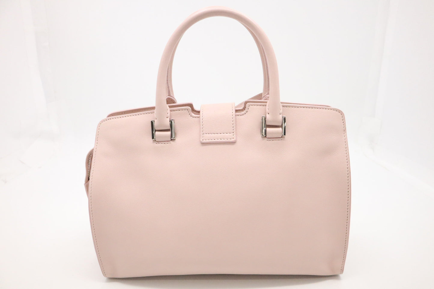 YSL Saint Laurent Baby Downtown Cabas In Travel Bag Leather Pink