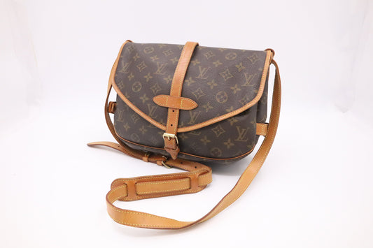 Louis Vuitton Saumur 30 Monogram Canvas Handbag