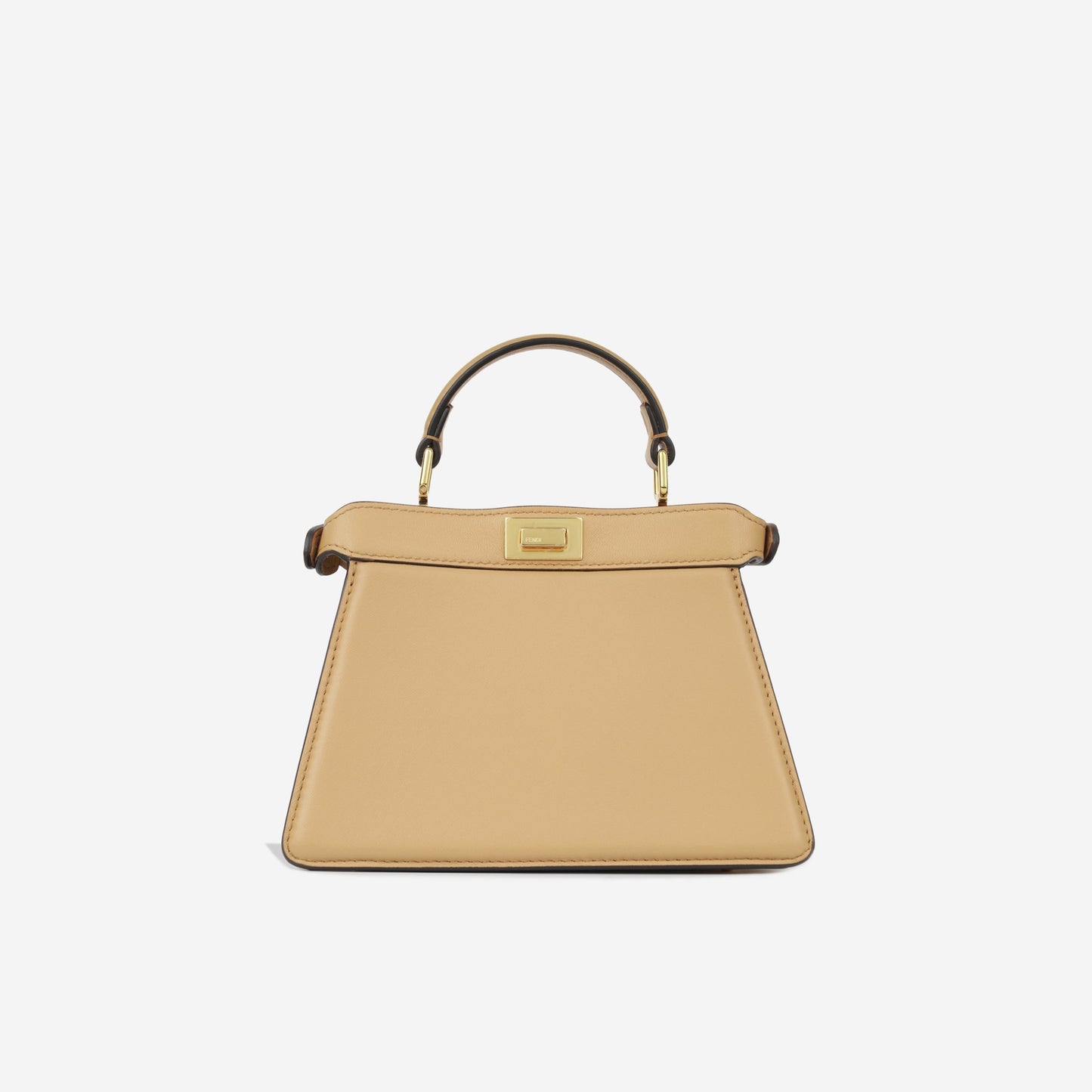 Fendi Isseu Peekabo Crossbody Bag Beige Mini