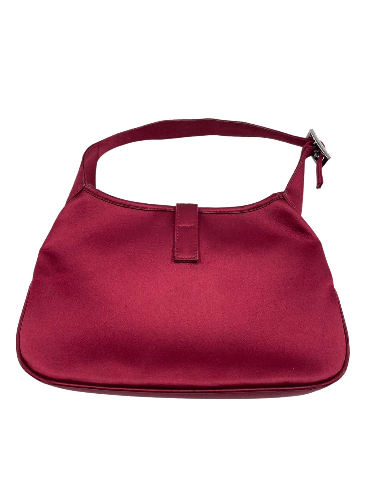 Gucci Jackie Silk Satin Red Mini Shoulder Bag
