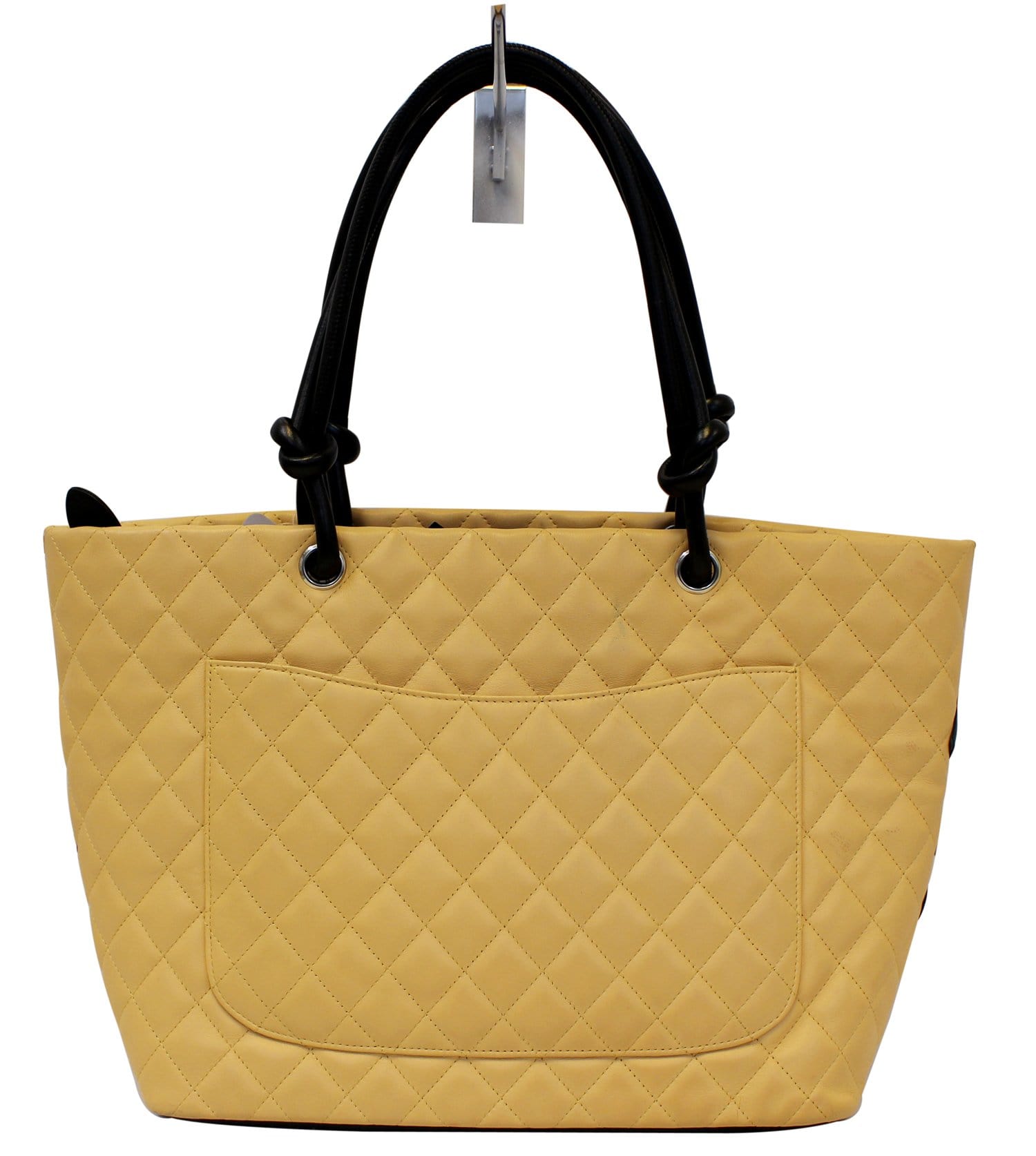 Chanel Ligne Cambon Large Tote Bag Leather Quilted