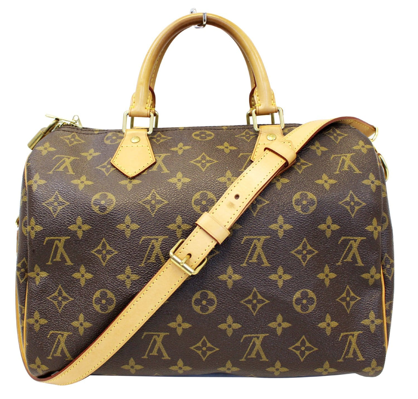 Louis Bandouliere Speedy Bag Canvas Monogram Shoulder Bag
