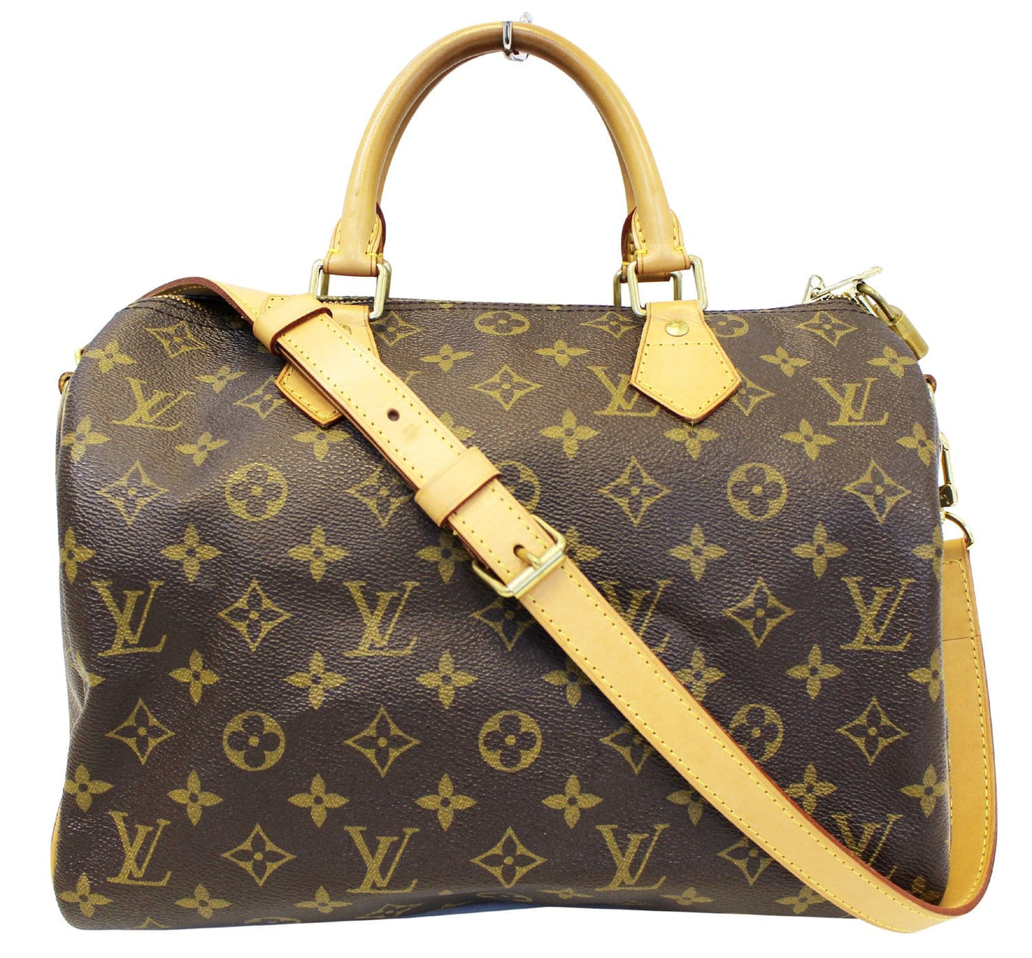 Louis Bandouliere Speedy Bag Canvas Monogram Shoulder Bag