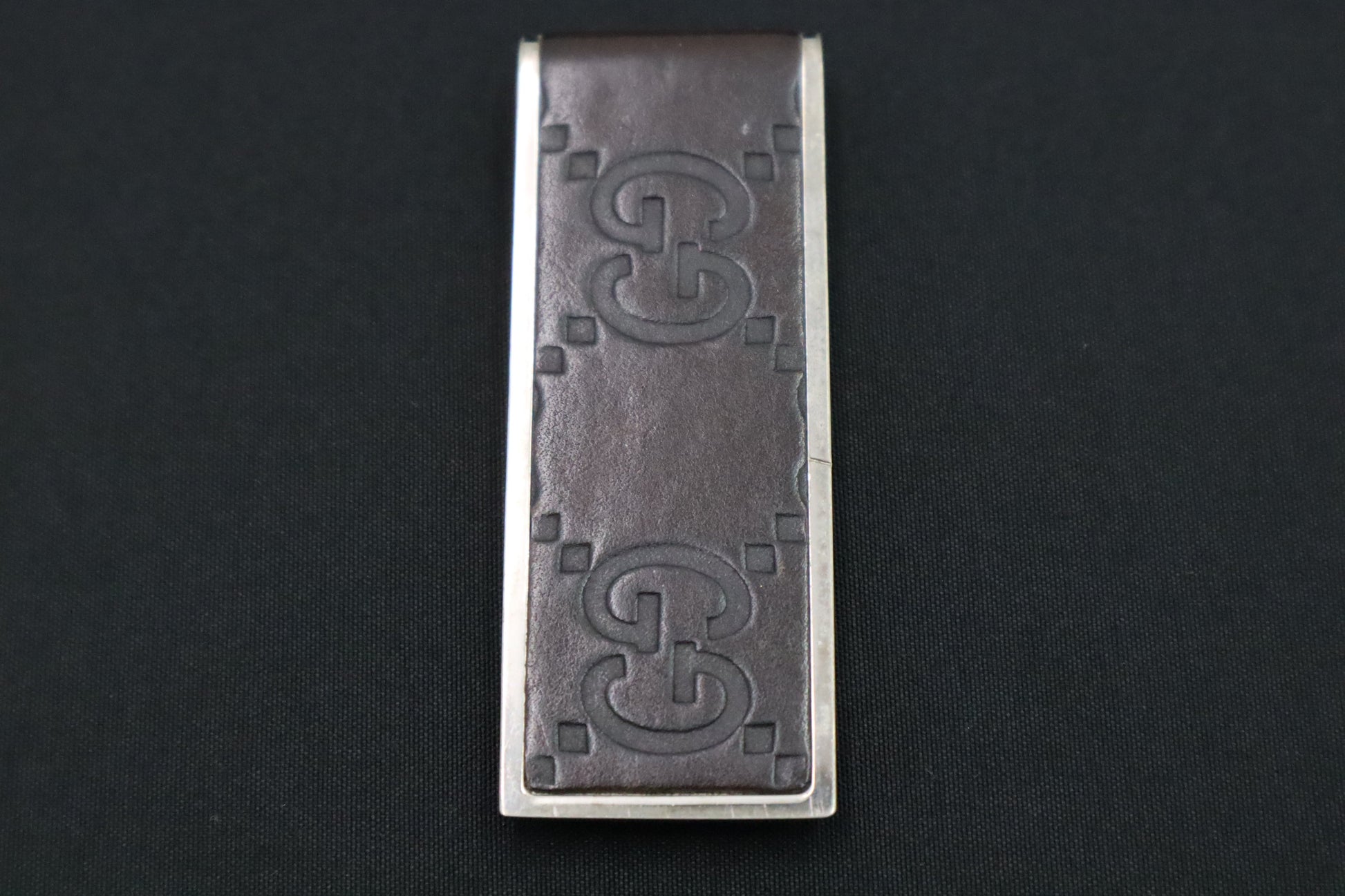Gucci Money Clip Guccissima Leather Brown Handbag
