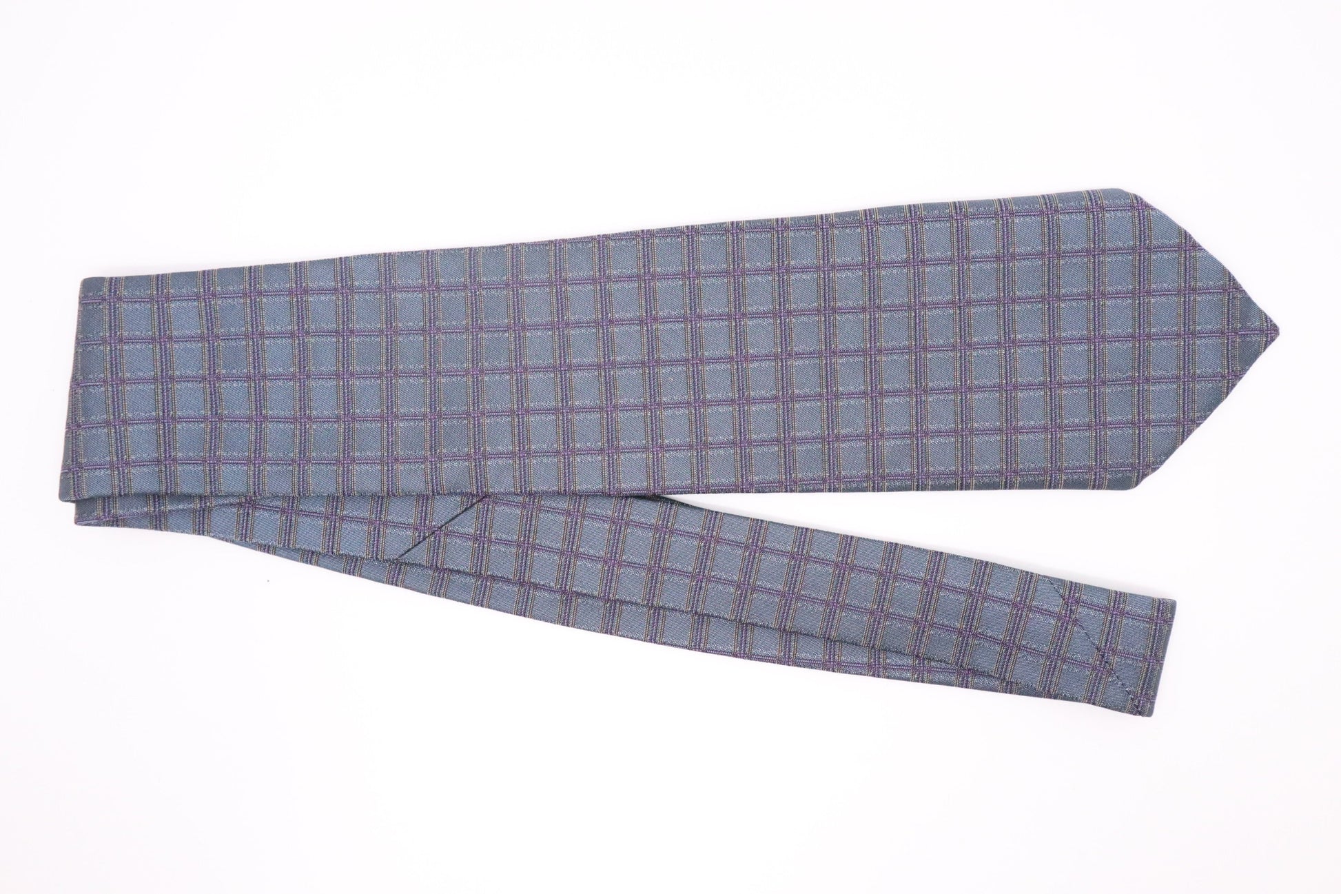 Hermes Tie In Iridescent Silk Handbag Blue Travel Bag