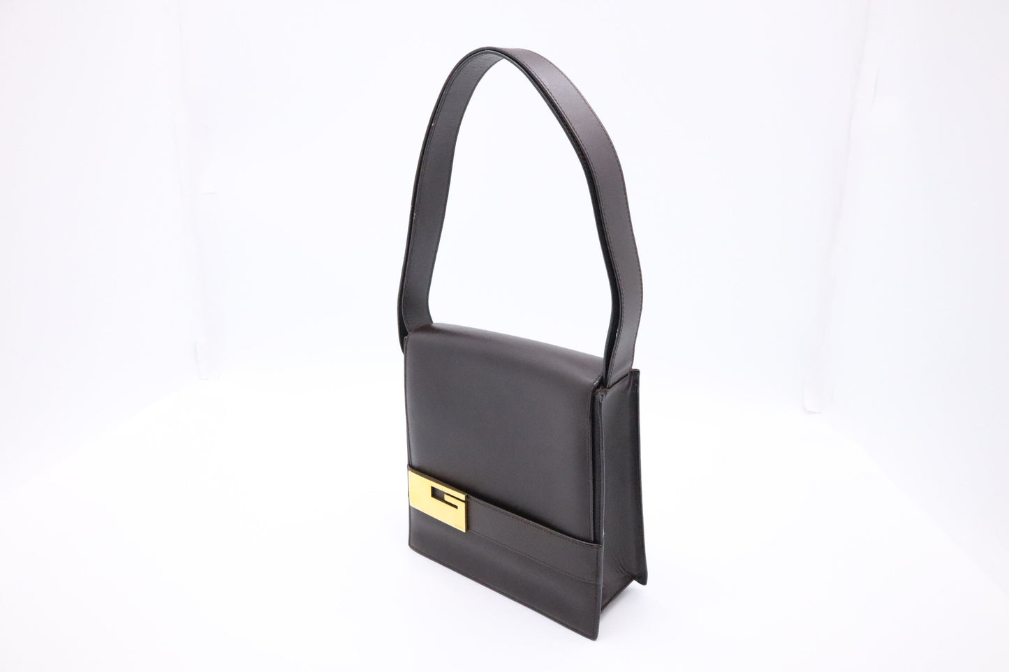 Gucci Brown Leather Shoulder Bag
