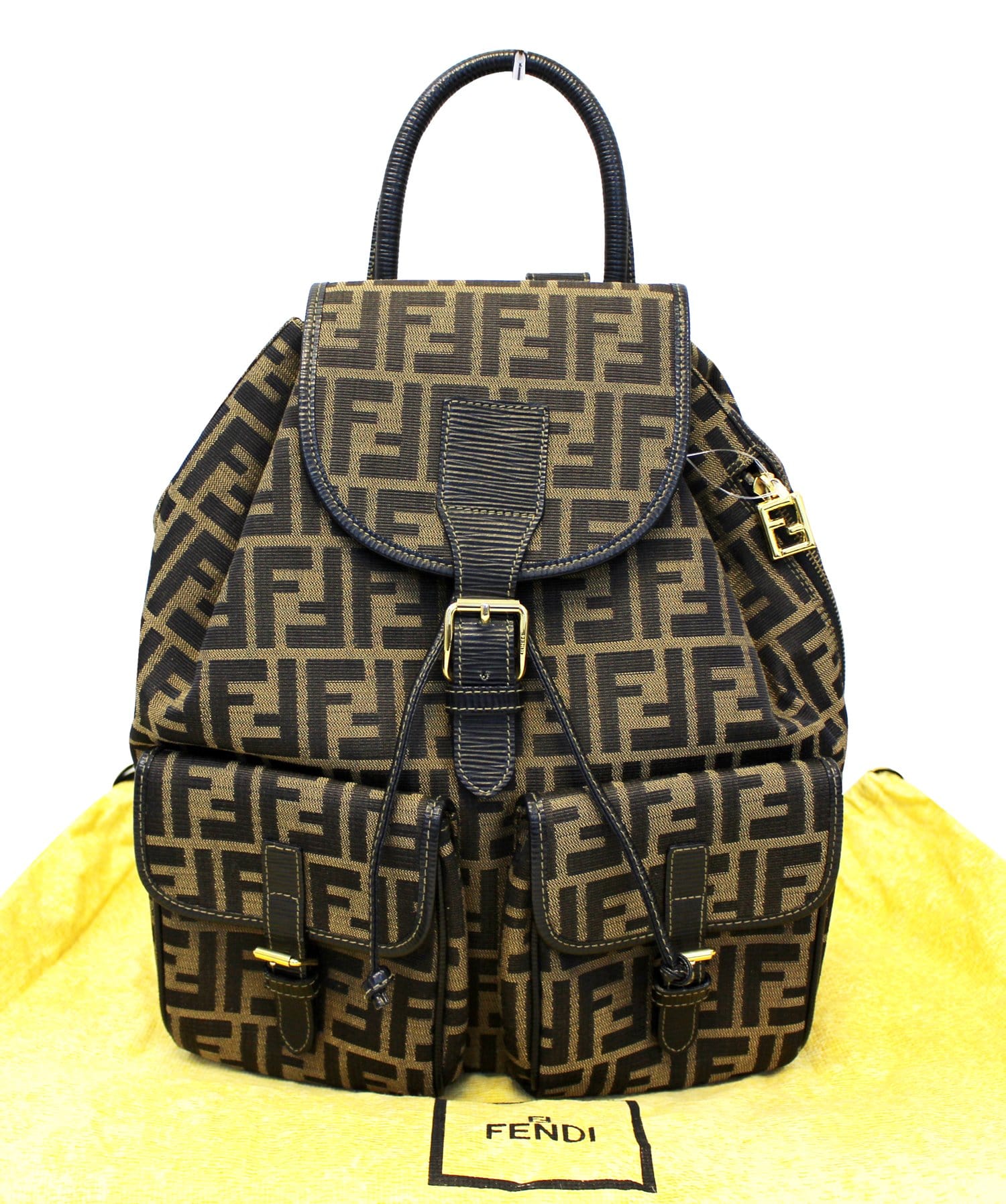 Fendi Zucca Backpack Canvas Monogram