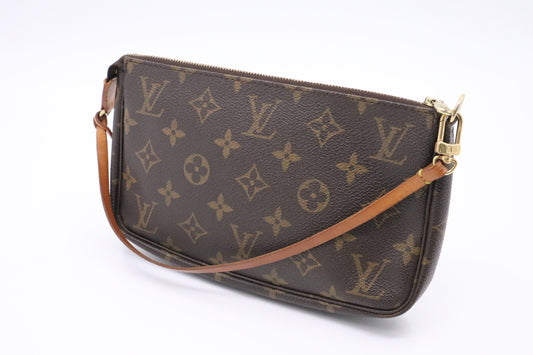 Louis Vuitton Pochette Accessoires Monogram Canvas Clutch Bag