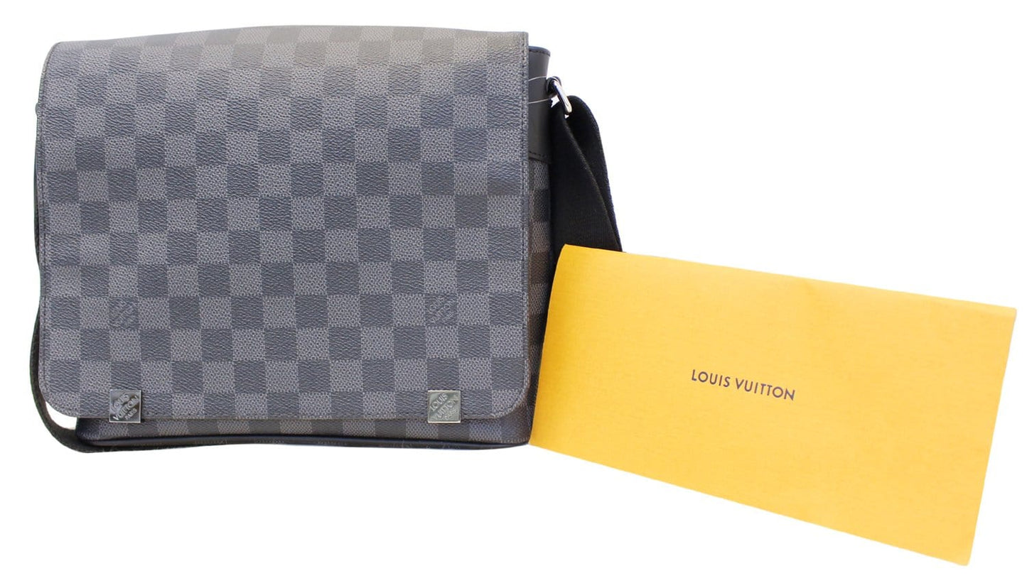 Louis Damier Graphite District Pm Crossbody Bag