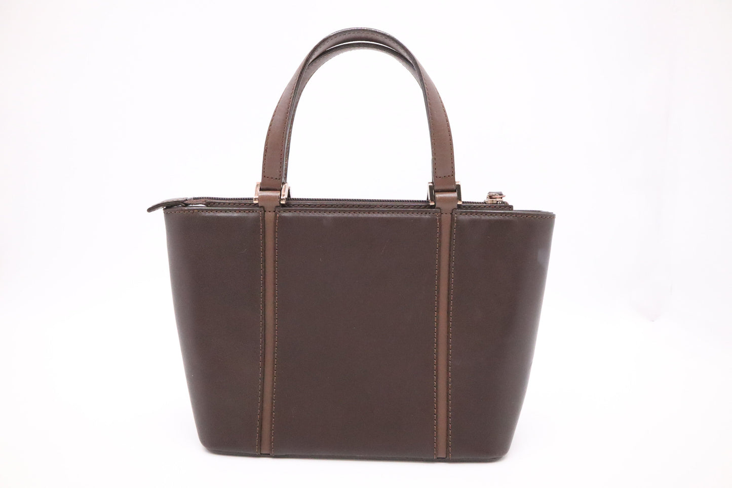 Burberry Handbag In Leather Brown Travel Bag Brown Leather 1