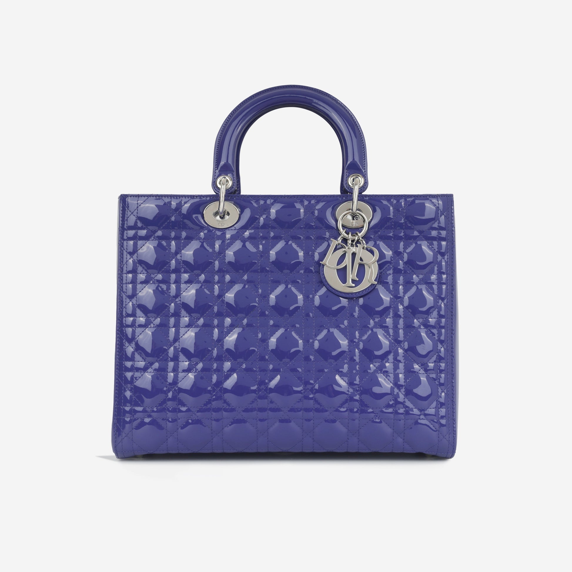 Dior Christian Lady Royal Shoulder Bag Blue