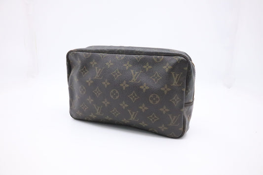 Louis Vuitton Trousse 28 Monogram Canvas Handbag Canvas 2