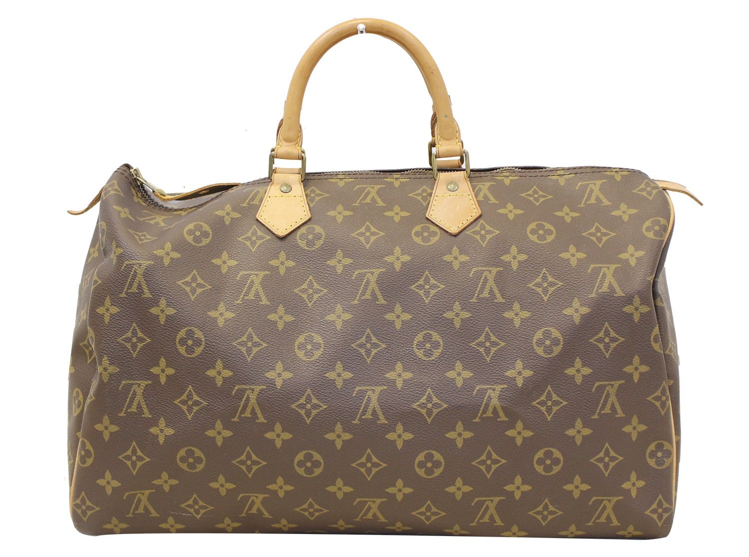 Louis Vuitton Speedy Satchel Bag Canvas Monogram Travel Bag