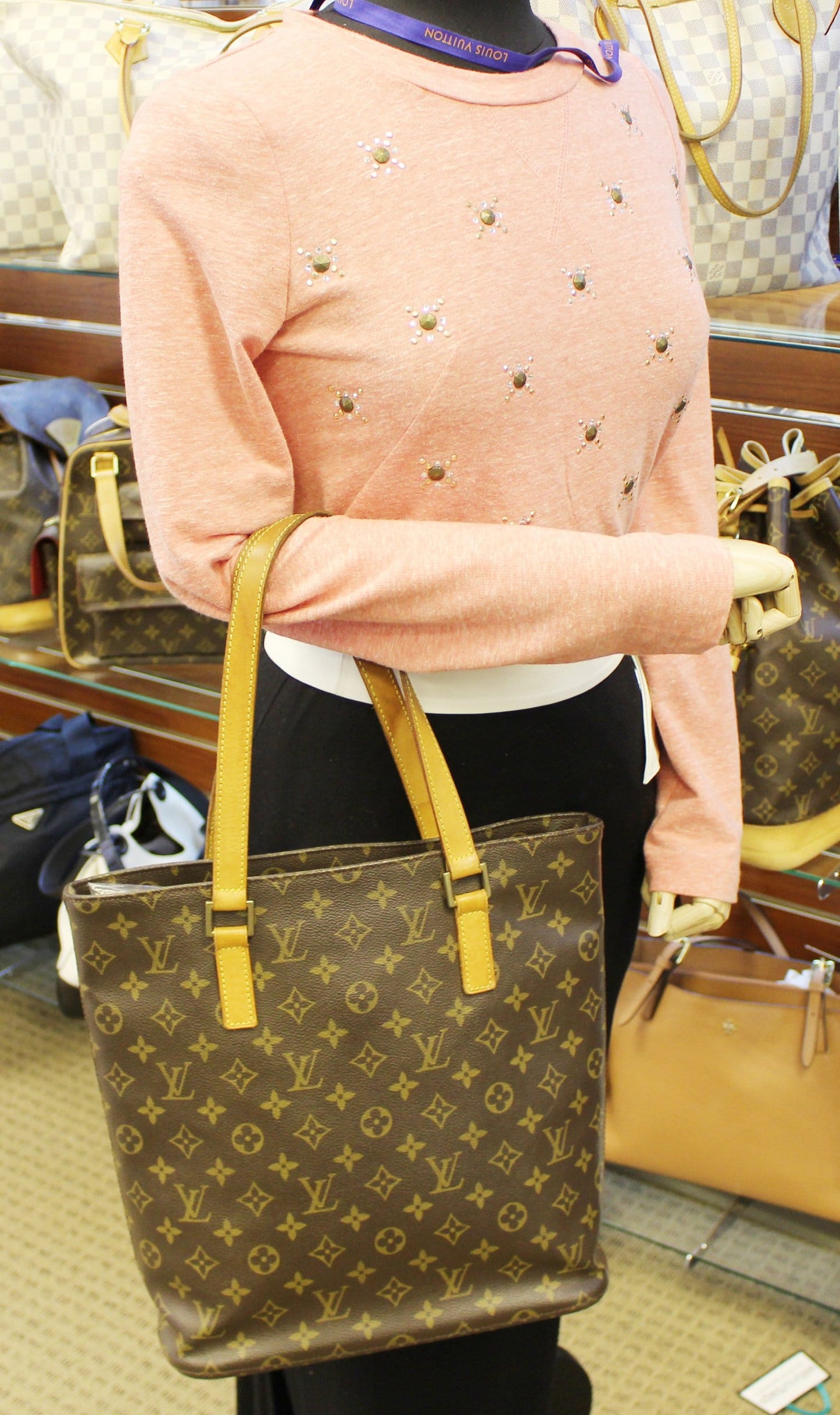 Louis Vavin Gm Tote Bag Canvas Monogram