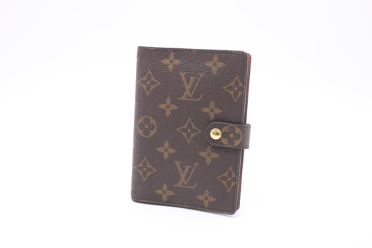 Louis Vuitton Agenda PM Monogram Canvas Handbag Canvas 5