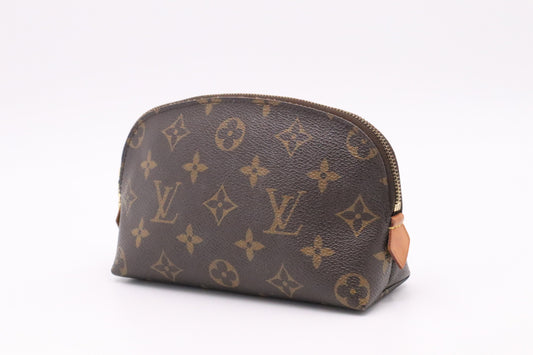 Louis Vuitton Pochette Cosmetics PM Monogram Canvas Clutch Bag Canvas 1