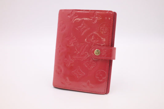 Louis Vuitton Agenda PM Vernis Leather Pink Handbag
