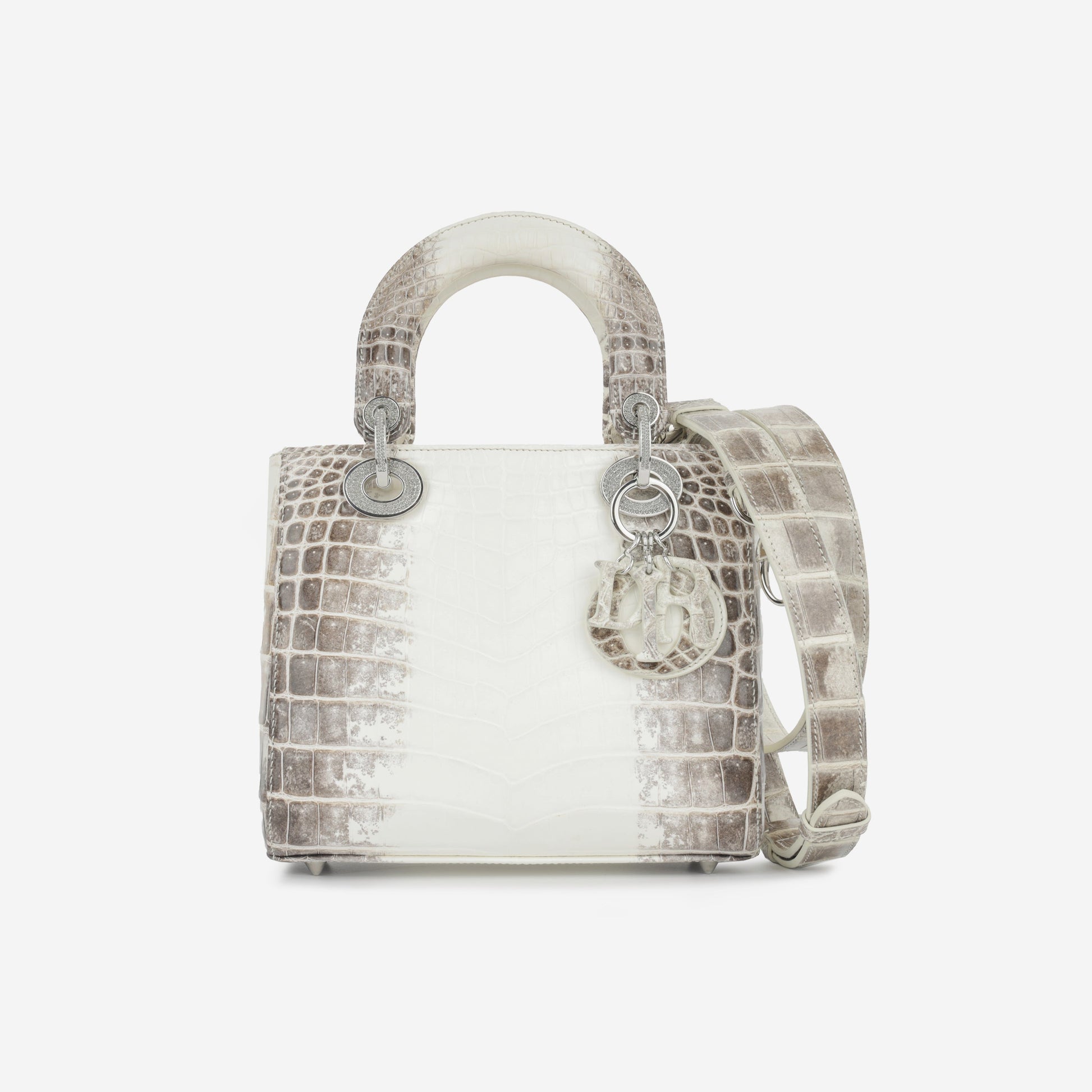 Dior Christian Lady Himalayan Crocodile Tote Bag Small