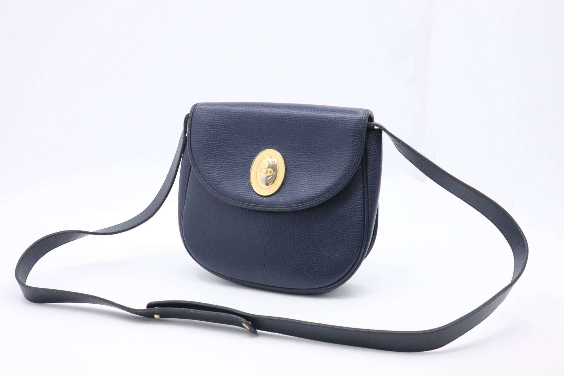 Dior Crossbody In Handbag Leather Blue Crossbody Bag