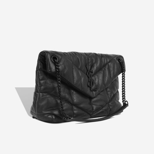 YSL Saint Laurent Lou Puffer Crossbody Bag Small