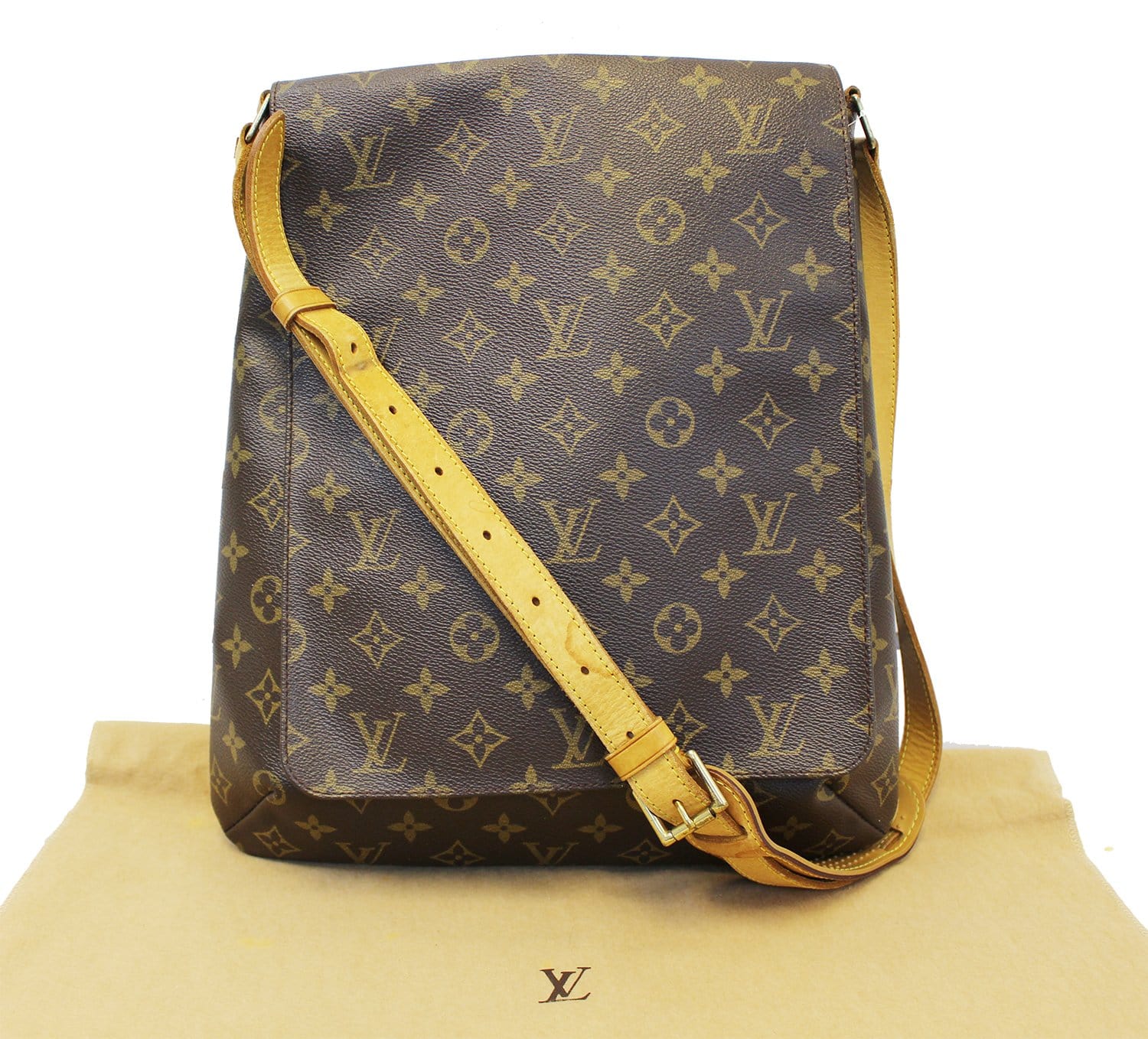 Louis Mtte Crossbody Bag Canvas Monogram Bag E4037
