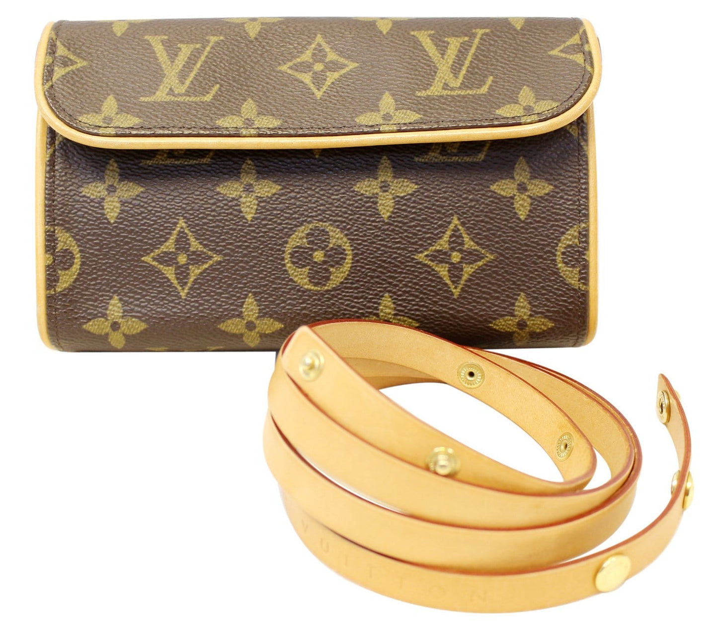 Louis Pochette Florentine Waist Bag Canvas Monogram Crossbody Bag