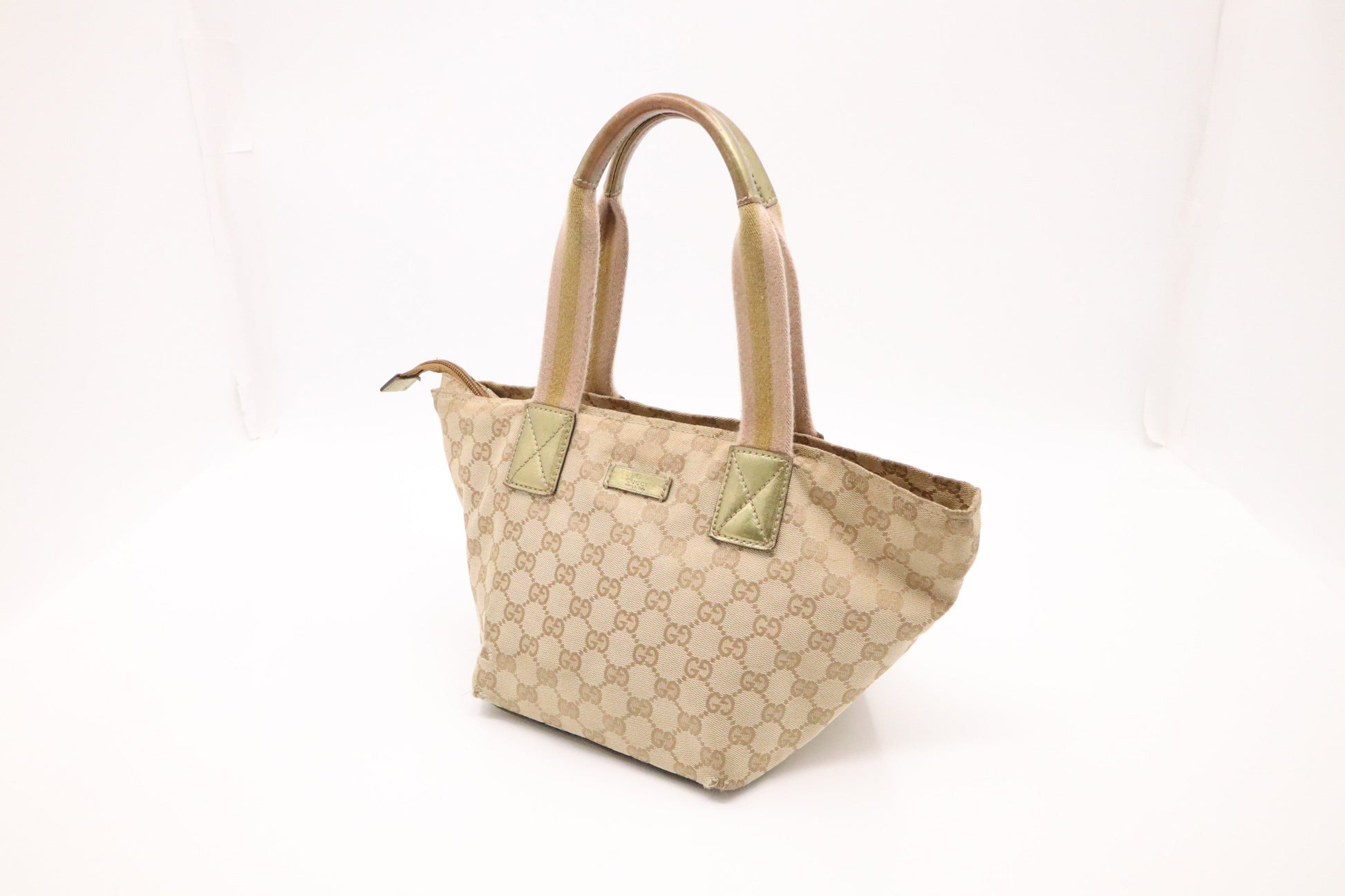 Gucci Handbag In Canvas Travel Bag